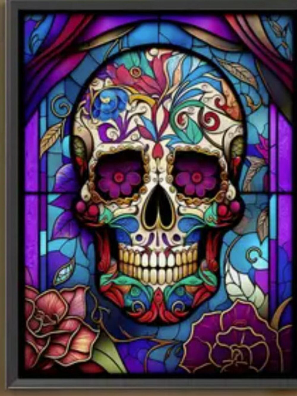 3 New Diamond Painting Kits – Sugar Skulls & Blue Mandala